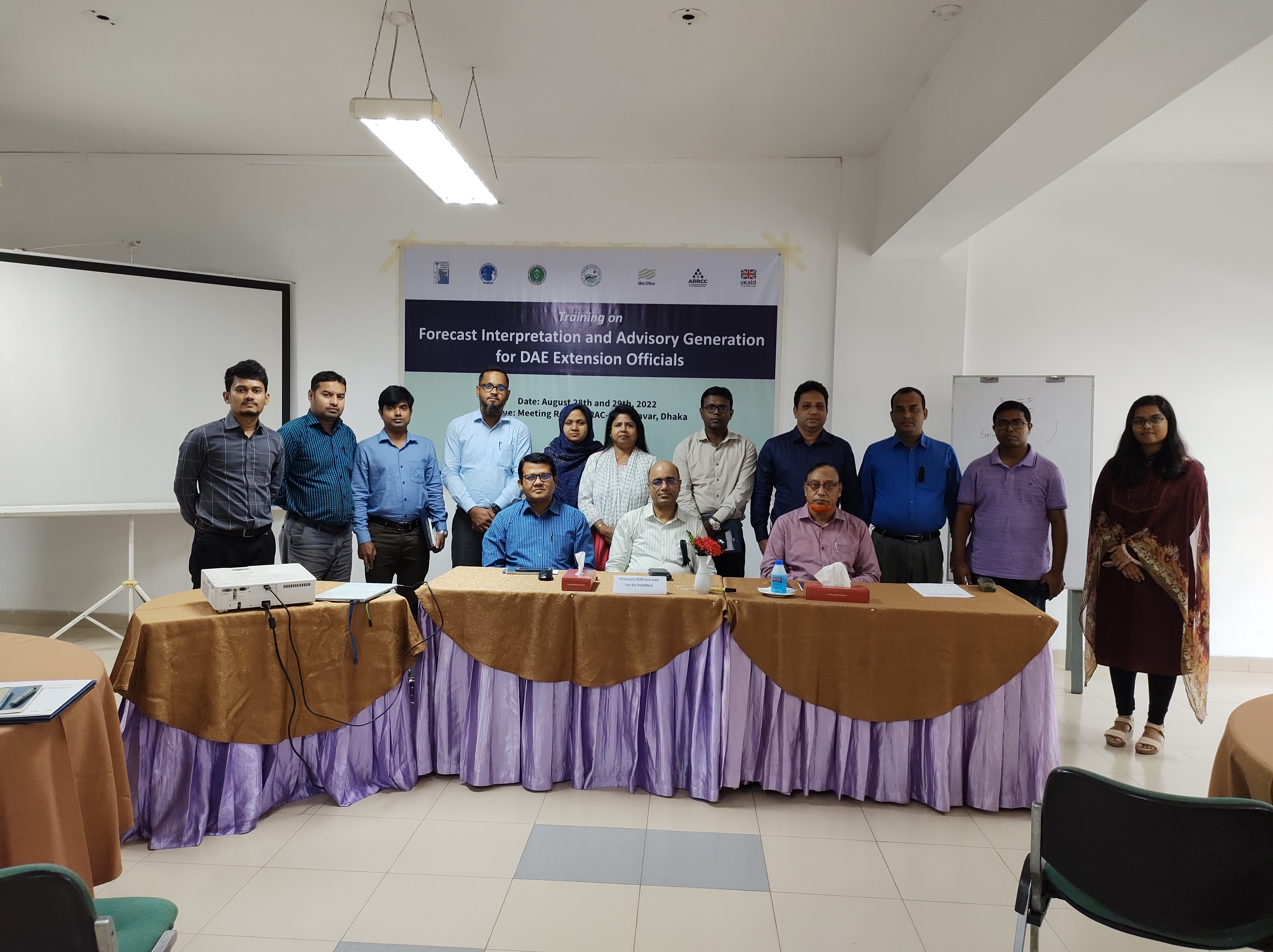 Training on advisory generation, Bangladesh