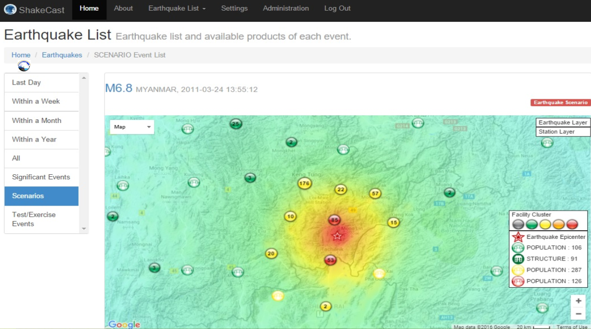 Shakecast_Dashboard